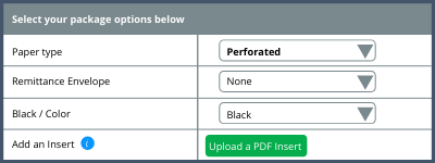 print and mail billing statements or letters