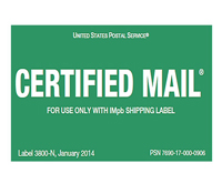 Certified Mail